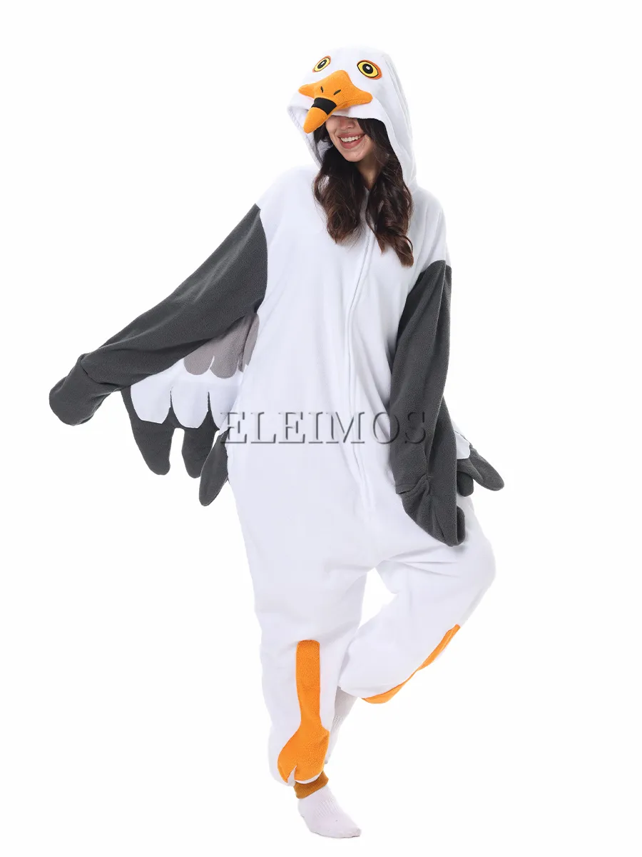 Tuta Intera Unisex Animale – In Flanella, Per Cosplay, Halloween, Pigiama, Taglie S- XL - 5