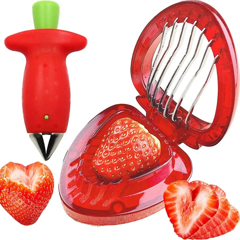 Stainless Steel Tomato Corer & Strawberry Huller – Kitchen Tool, 16.5cm