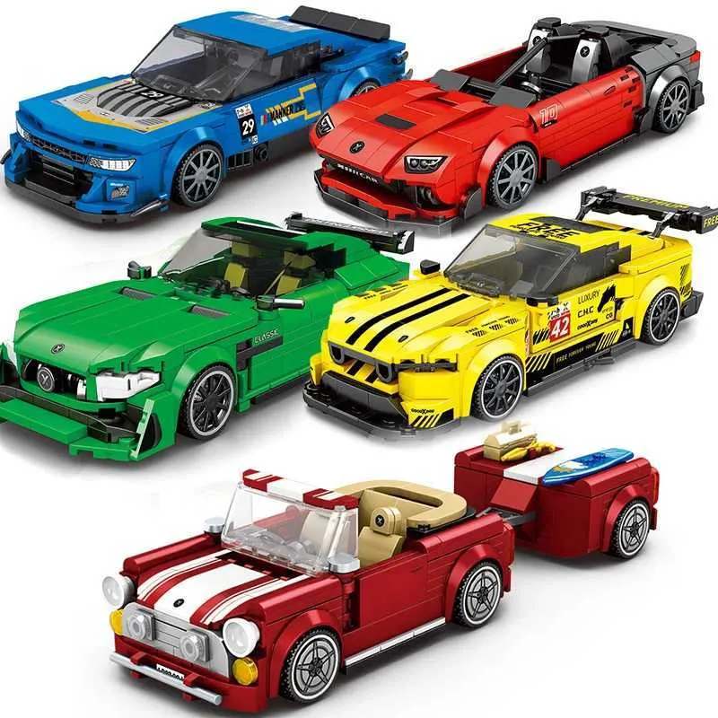 Car Building Set: Champion Technical Race Car Model ... From Wenxin ...