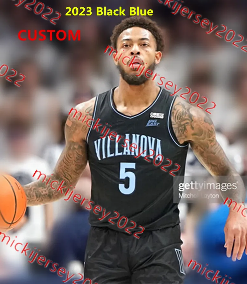 Custom Stitched Villanova Wildcats Basketball Jerseys From