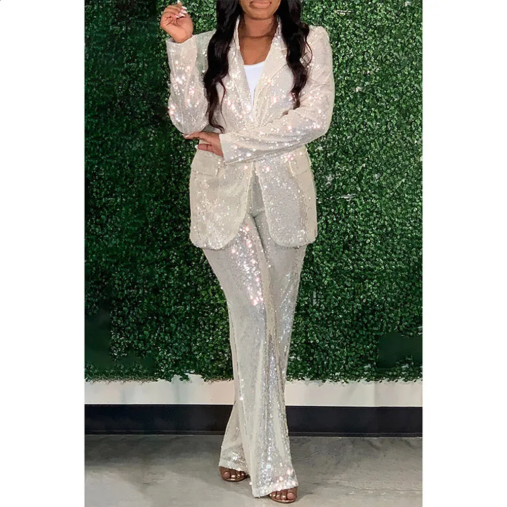 Save Big on Bulk Plus Size Cocktail Pants Outfits Blazer Pants Set: Elegant  White Sequin Lapel Long Sleeve Two Piece Cocktail Pants Suits Blazer Pants Set: Elegant White Sequin Lapel Long Sleeve Two Piece Cocktail Pants  Suits, Plus Size Sequin Dress Cocktail Attire From Long005, $50.83 |  DHgate.Com