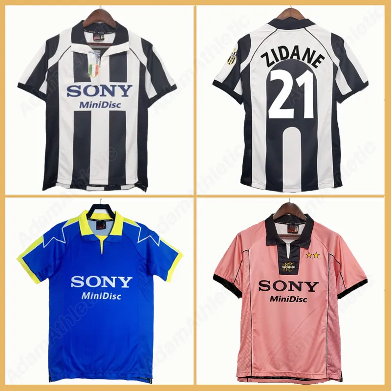 ZIDANE Retro Jerseys Classic Bianconeri Football From