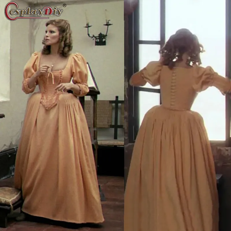 Peach Rococo Ball Gown Costume Dress Marie Antoinette Inspired ...