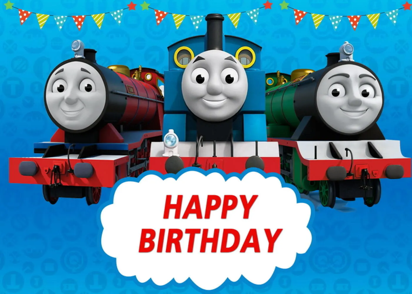 Fondo De Cumpleaños De Thomas Train Fiesta De La Fotomatón De Vinilo Para  La Fiesta Del Tren De Juguetes De Niños Props De Fotografía De Baby Shower  De 18,93 € | DHgate, image size:1400x1000