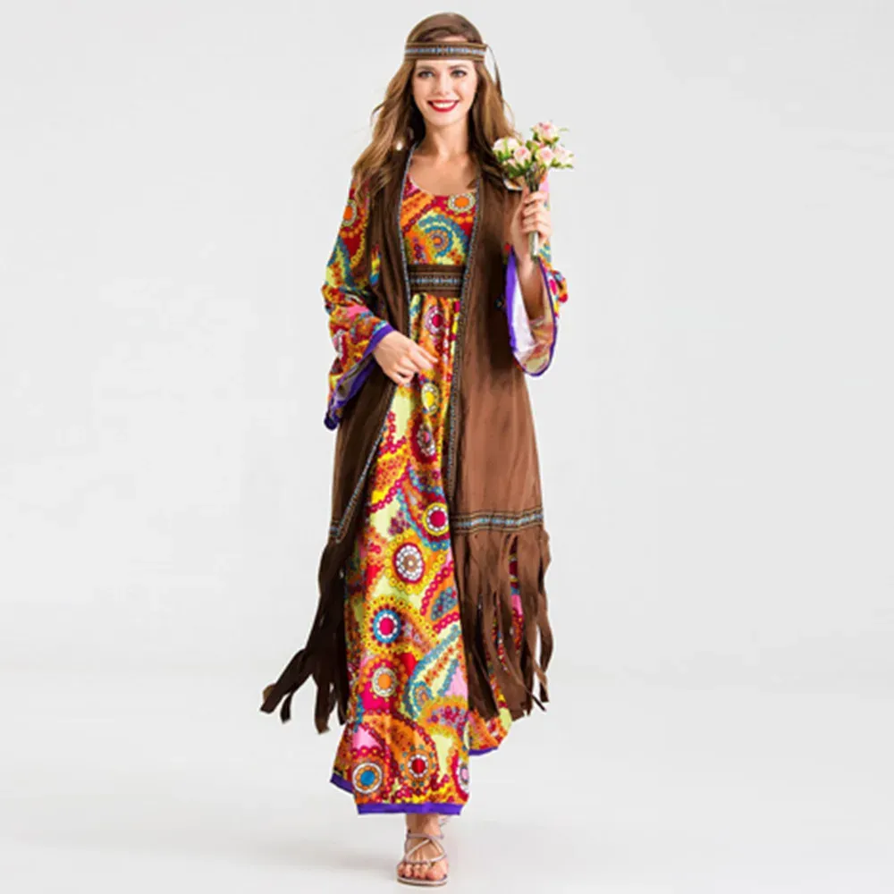 hippie theme party dress Hippie Dress Costumes 60's 70's Party 1960s Hippie Theme Party Costume Ideas 60s 70s Outfits For Women