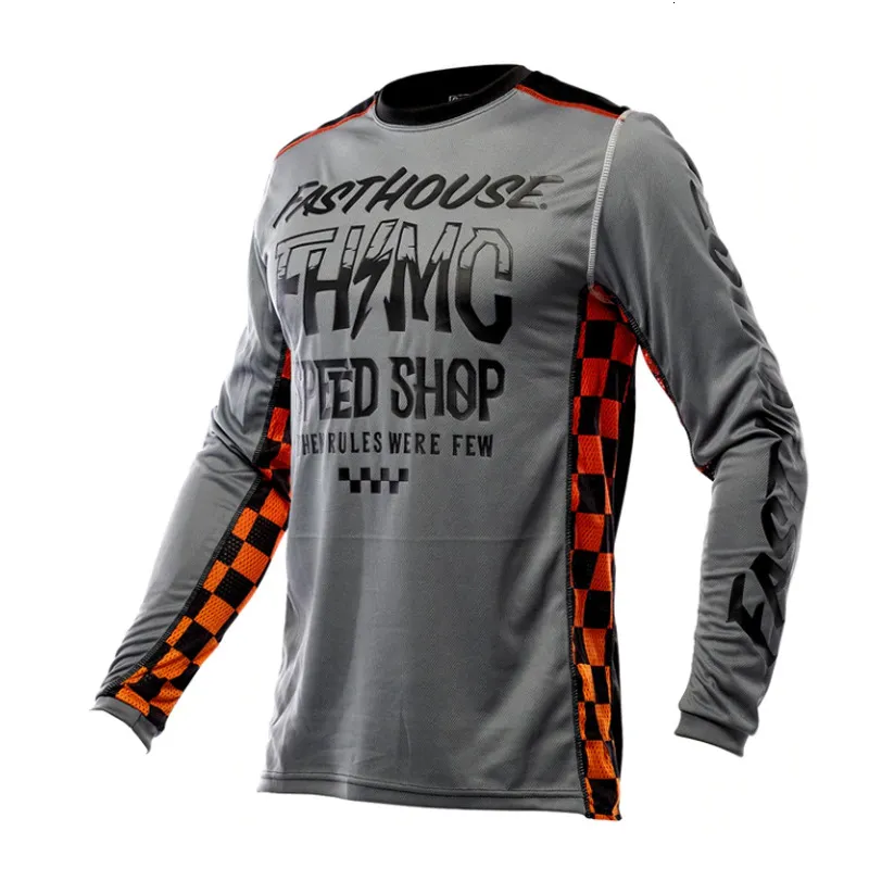 Maillot Respirant Maillot VTT HULG Manches Longues - Motocross Descente Homme Style-05 XL Vêtement Cyclisme