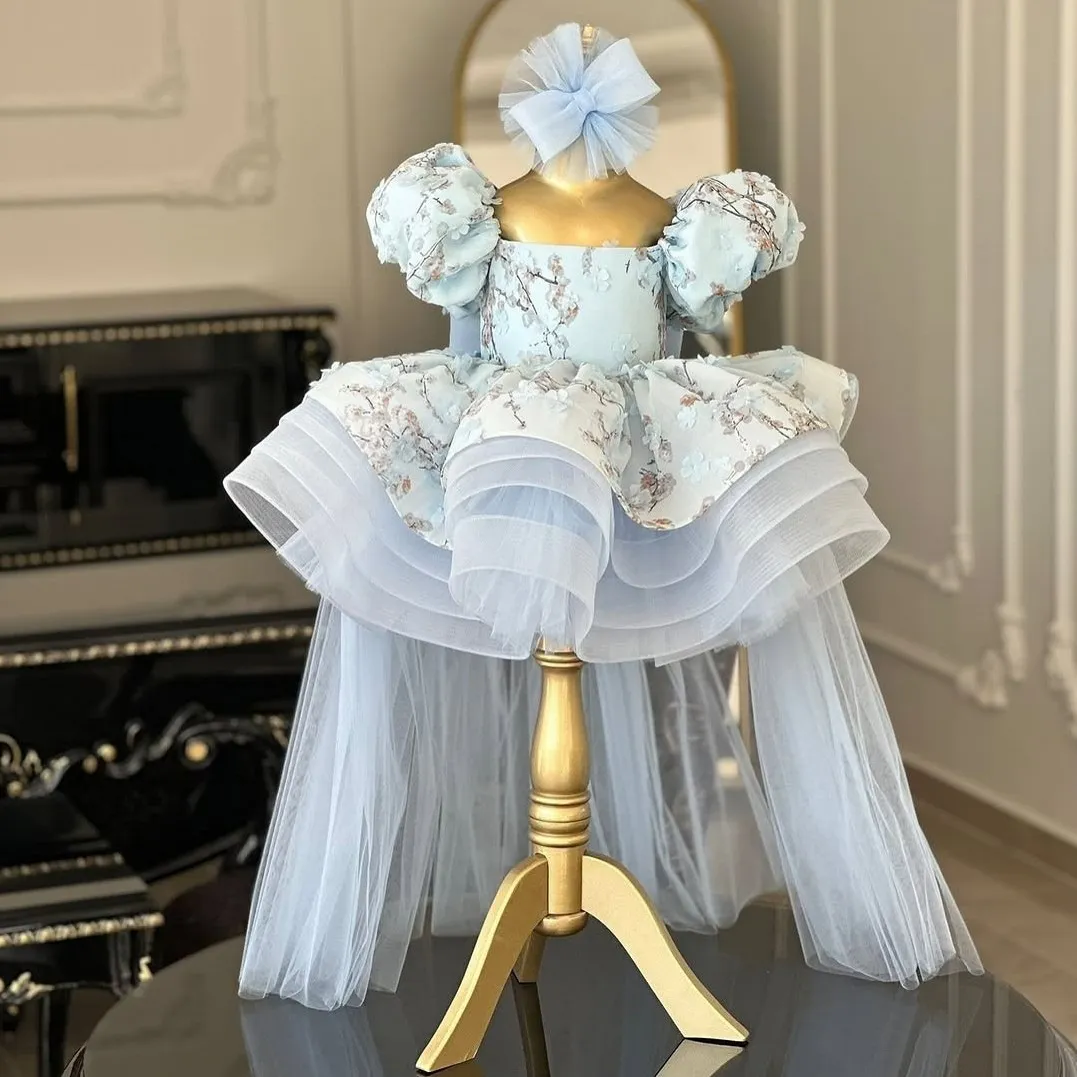 Lovely High Low Princess Beaded Flower Girl Dresses... From Weddingteam,  $92.27 | DHgate.Com