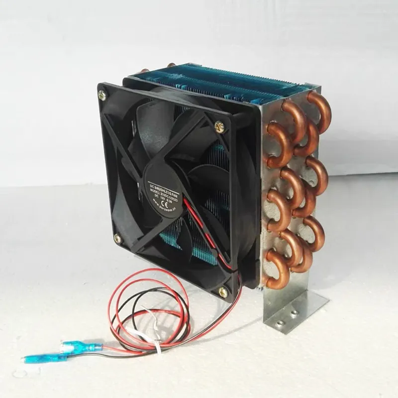 CP3X6X120 Micro Mini Air Cooled Copper Tube Finned Radiator Evaporator ...