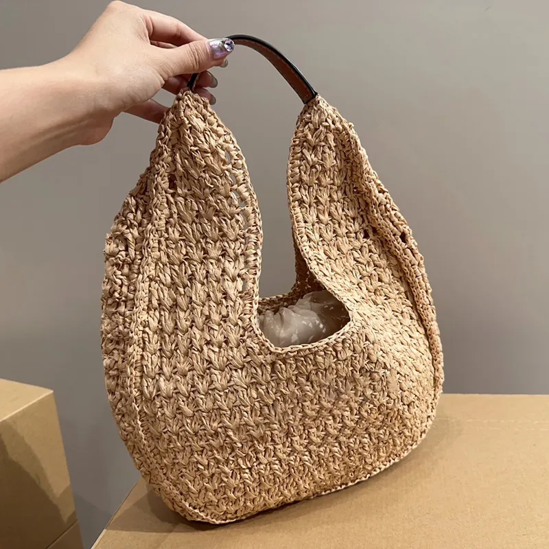 Straw Summer Handbags: Ladies Beach Bag Designer Straw Beach