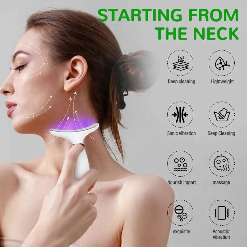Neck face beauty device vibration massage for face and neck personal care  home use from Dhgate Home Beauty Instrument - price 22.55