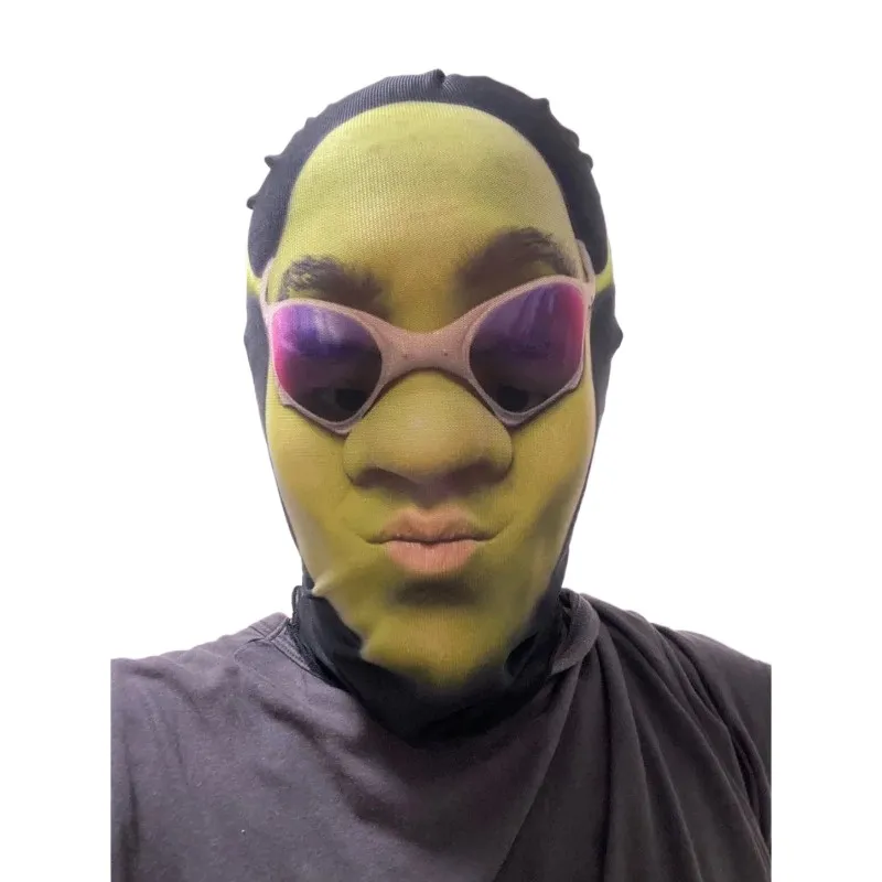 Green Shrek Masks Elastic Mesh Face Covering For... From Uledemode ...