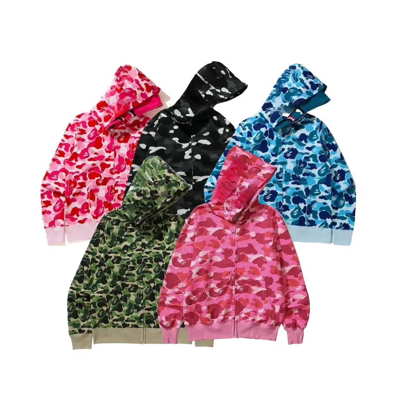 Mens Hoodie Unisex Designer Zip Up Hooded Hoodie American