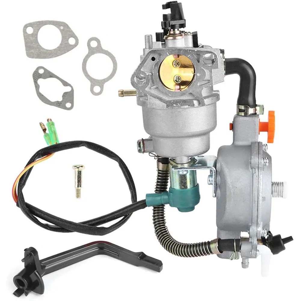 Dual Fuel Propane and Gasoline Carburetor with Automatic Choke for ...