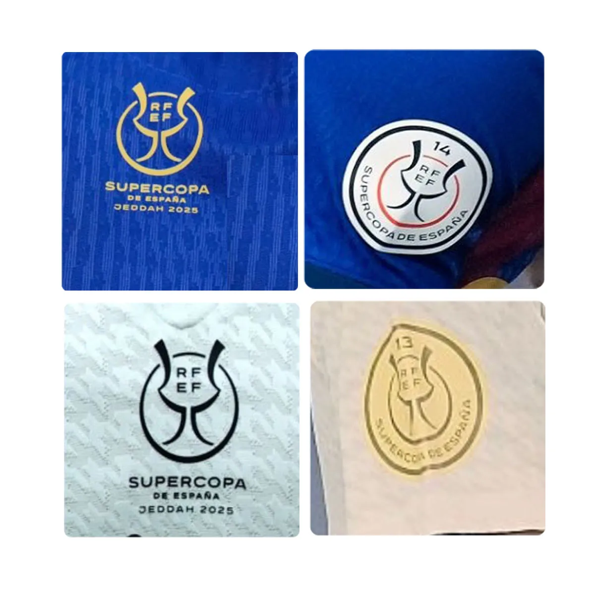 Football teams shirt and kits fan: Supercopa De Espana Chest Patch 2015 thru 2016