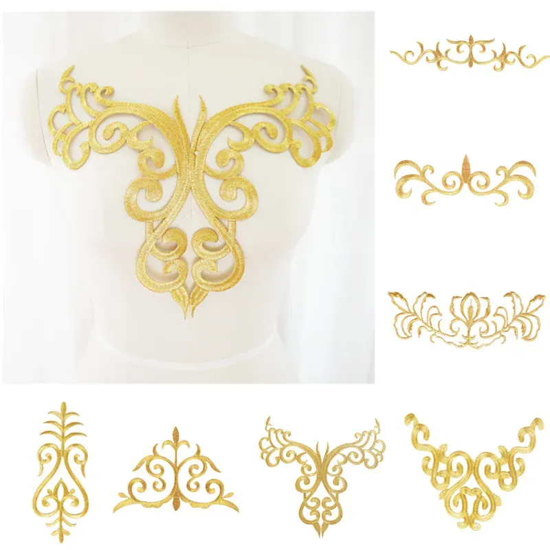 Gold Silver Baroque Flower Embroidery Applique Patch... From Dh2958055, $21.61 | DHgate.Com Gold Silver Baroque Flower Embroidery Applique Patch... From Dh2958055, $21.61 | DHgate.Com