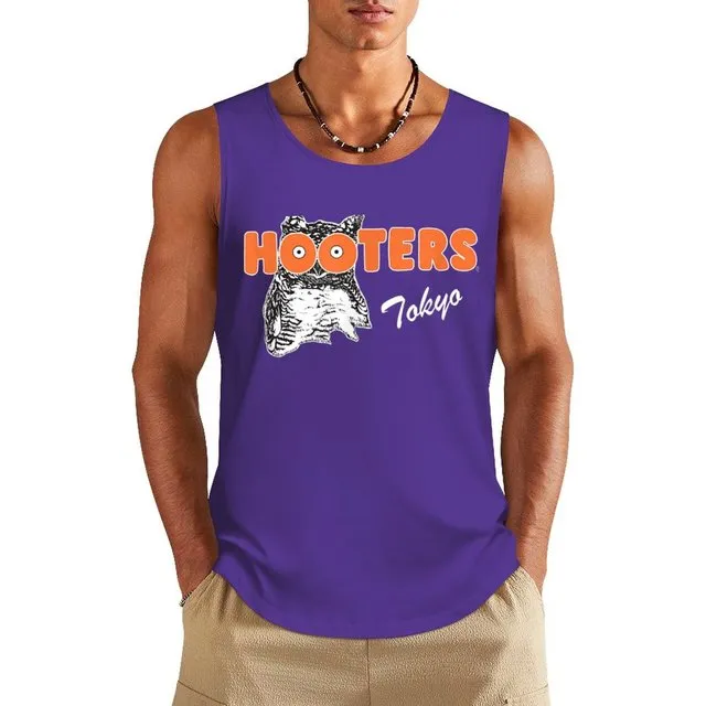 Hooters Style Tokyo Tank Top - Mens Gym & Costume Shirt, Sexy