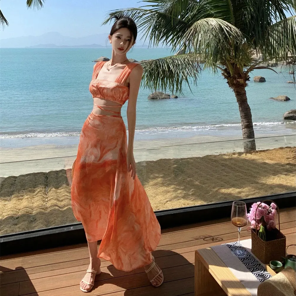 Boho Beach two piece sets vacation for Women - Fairy Two-Piece Winter Wonderland with Short Sleeved Trousers, V-Neck, and Short Skirt - Perfect for