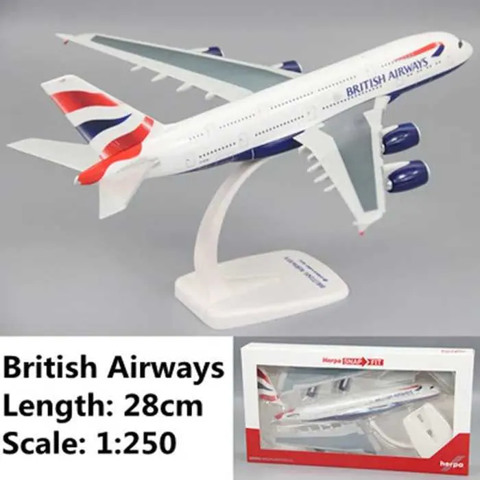 1:250 Scale Airplane Model Collection - Assembled Diecast Aircraft Toys ...