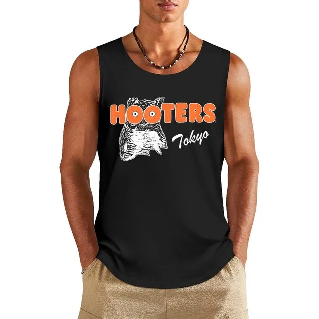 Hooters Style Tokyo Tank Top - Mens Gym & Costume Shirt, Sexy