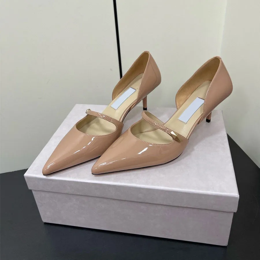 In Pelle Di Alta Qualità In Pelle Puntata SLINGBACK Sandals