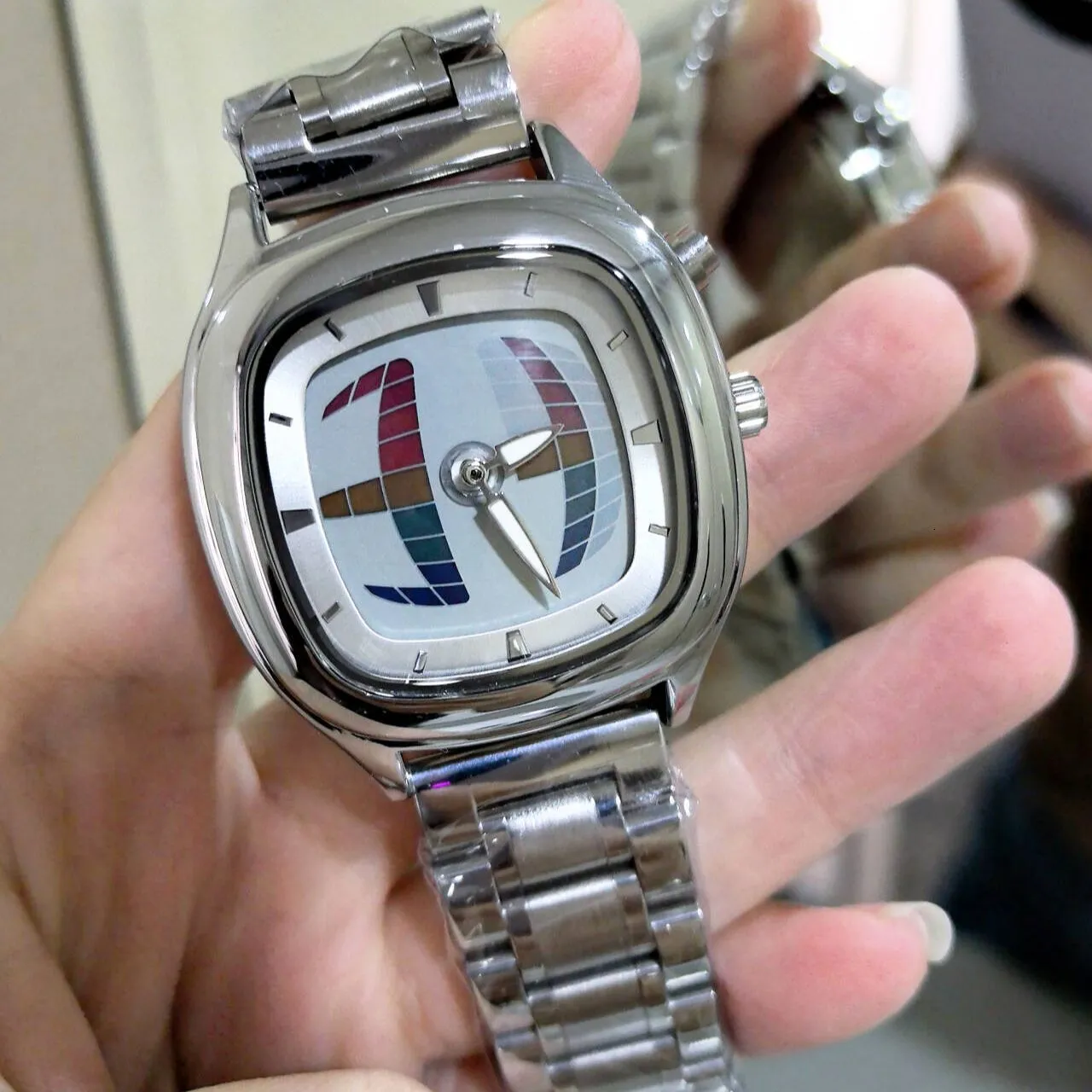 25ss Original Claw Alabaster Style Retro Y2K Square Tungsten Steel 