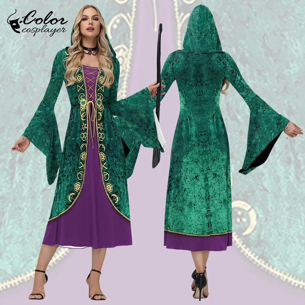 green emerald velvet dress Emerald Queen Costume for Adults, Green Dress main image 0