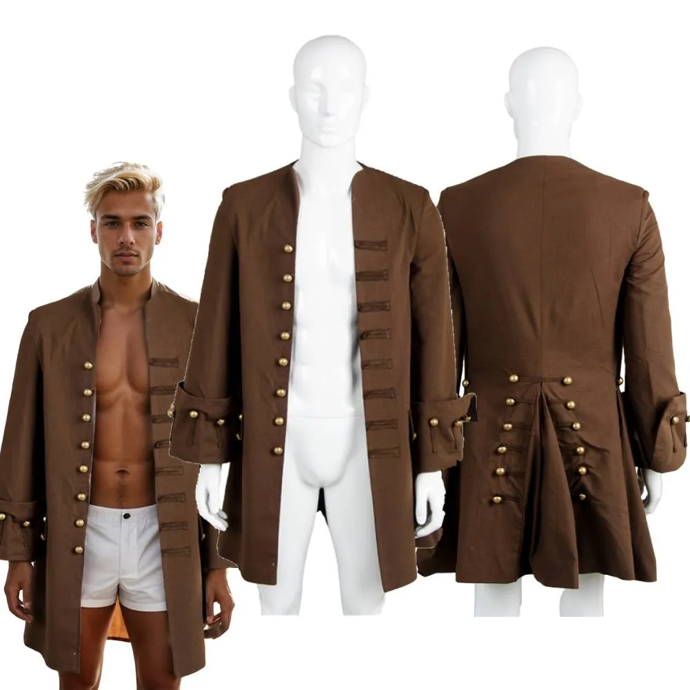 Disfraz De Jack Sparrow Para Cosplay, Abrigo, Chaleco, Pantalones Y  Cinturones De Pirata, Conjunto Completo Para Hombres, Halloween, Carnaval,  Fiesta De 29,58 € | DHgate, image size:1001x1001