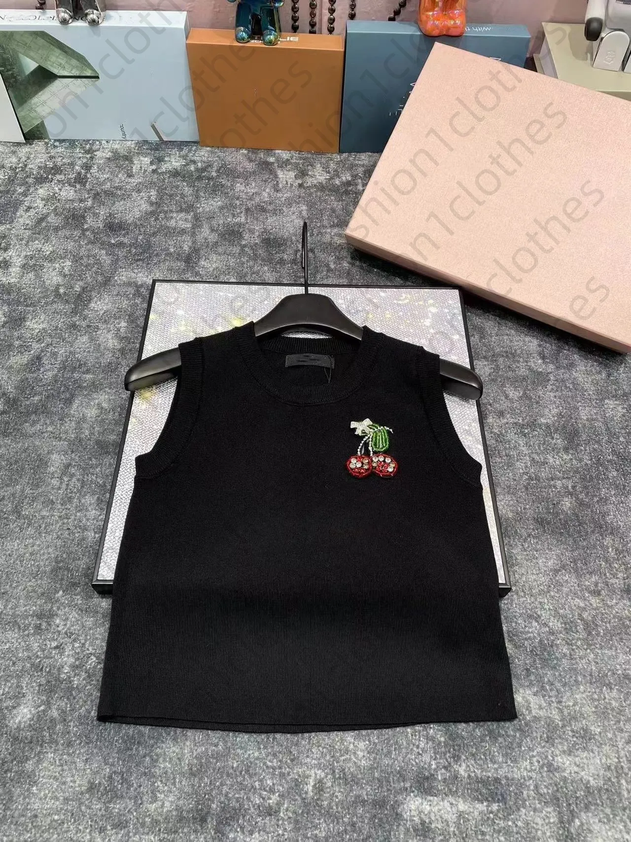 Designer Crop Tops: Womens Embroidered Halter Tank Top, Sexy