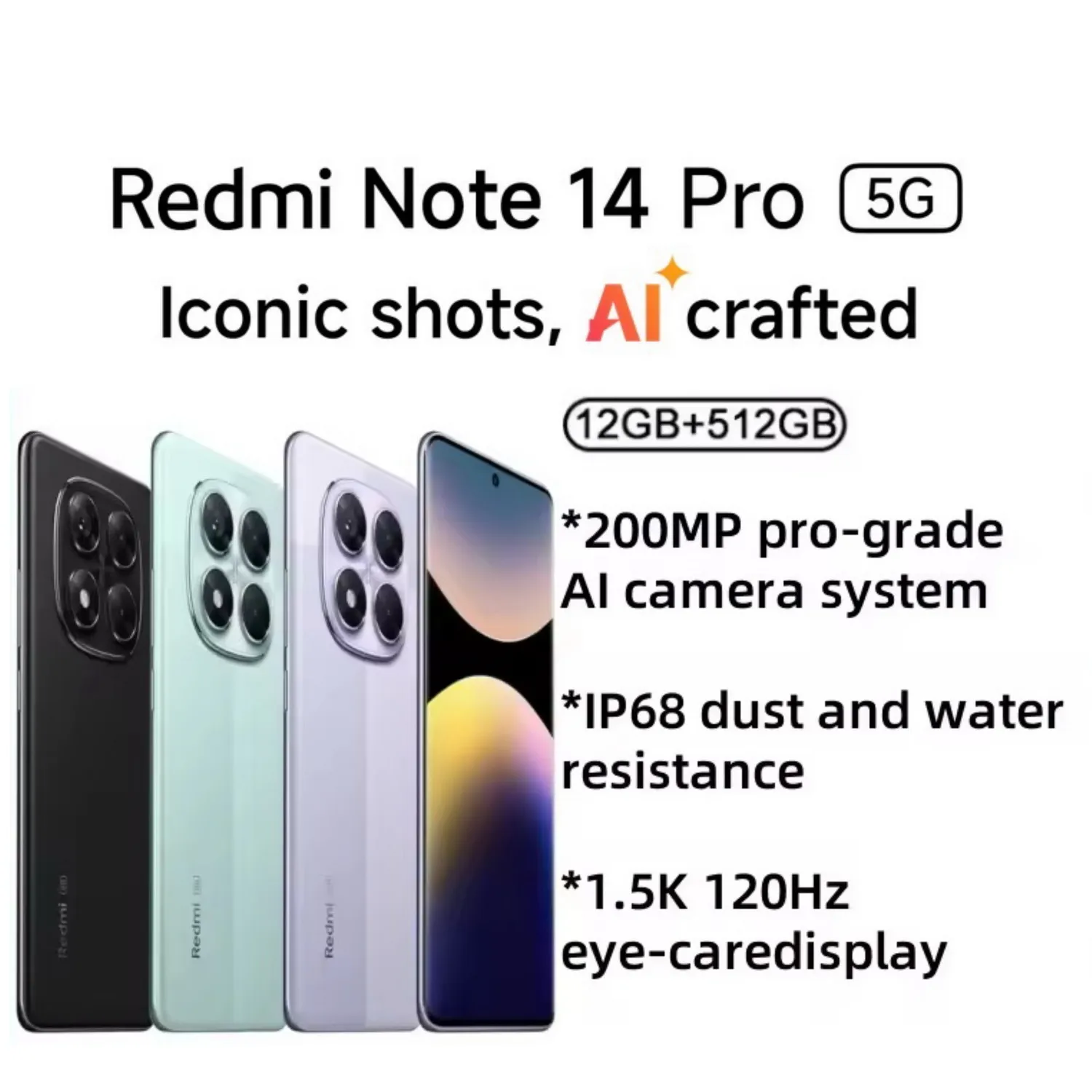 Global Version Xiaomi Redmi Note 14 Pro 5G
