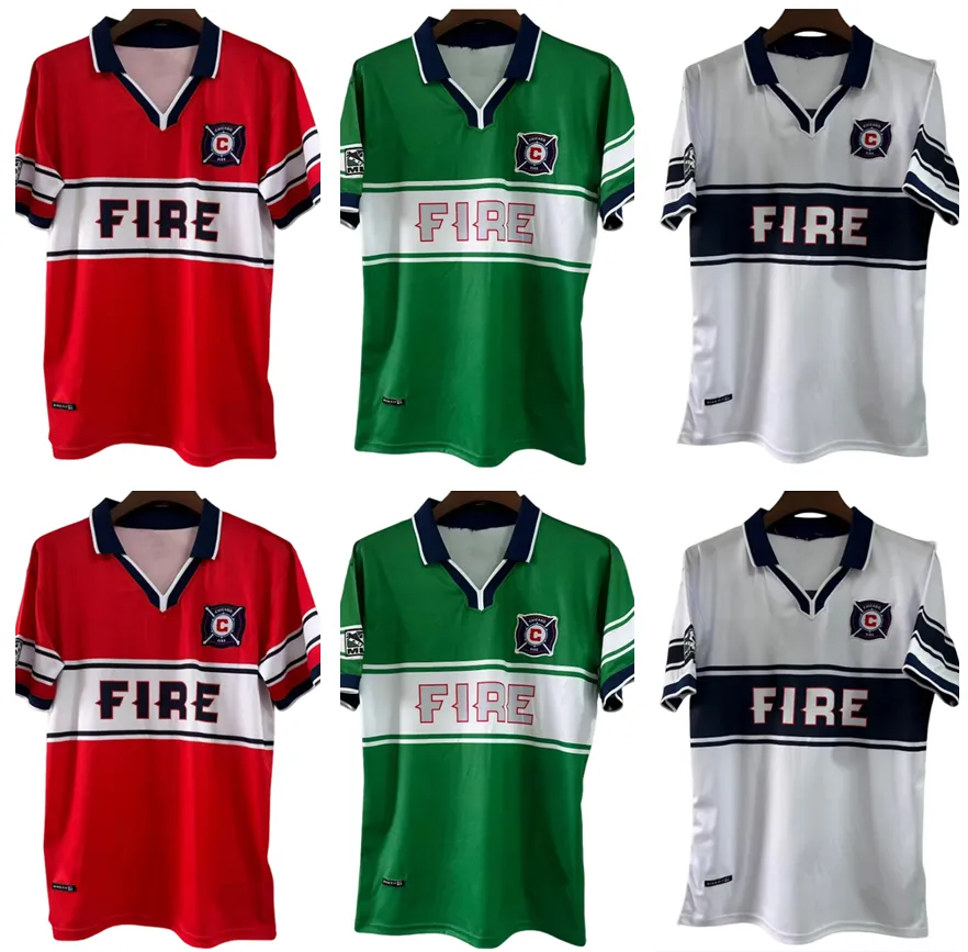Save Big on Bulk Chicago Fire Jersey Chicago FIRE Retro Soccer Jersey 1998  1999 Home Away Third Football Shirt Classic Design Best Deals on DHgate