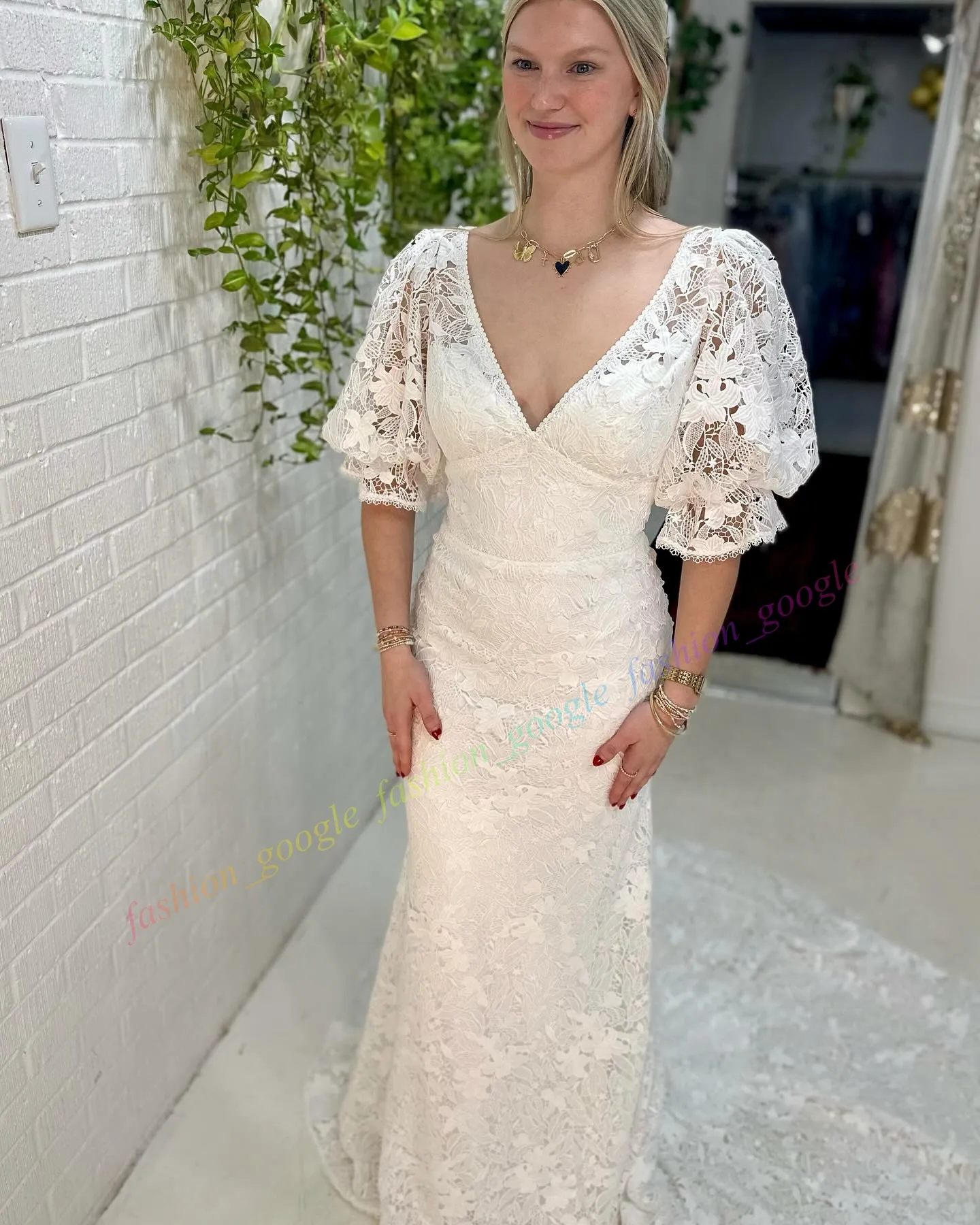 slim fit dress slacks Cap Sleeves Sparkle Diamond Fit and Flare Wedding Dresses Online