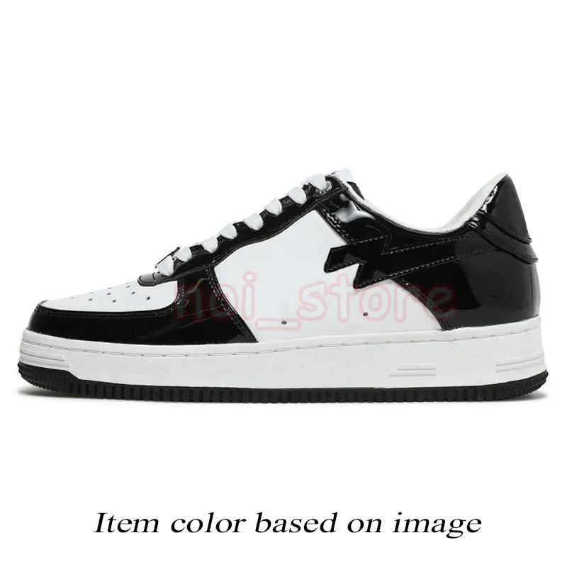 Patent Leather Designer Casual Shoes SK8 Sta Women Mens Sports Trainers Camo Combo Pink Black White Low Panda Grey Orange Red Camouflage Platform Sports Sneakers