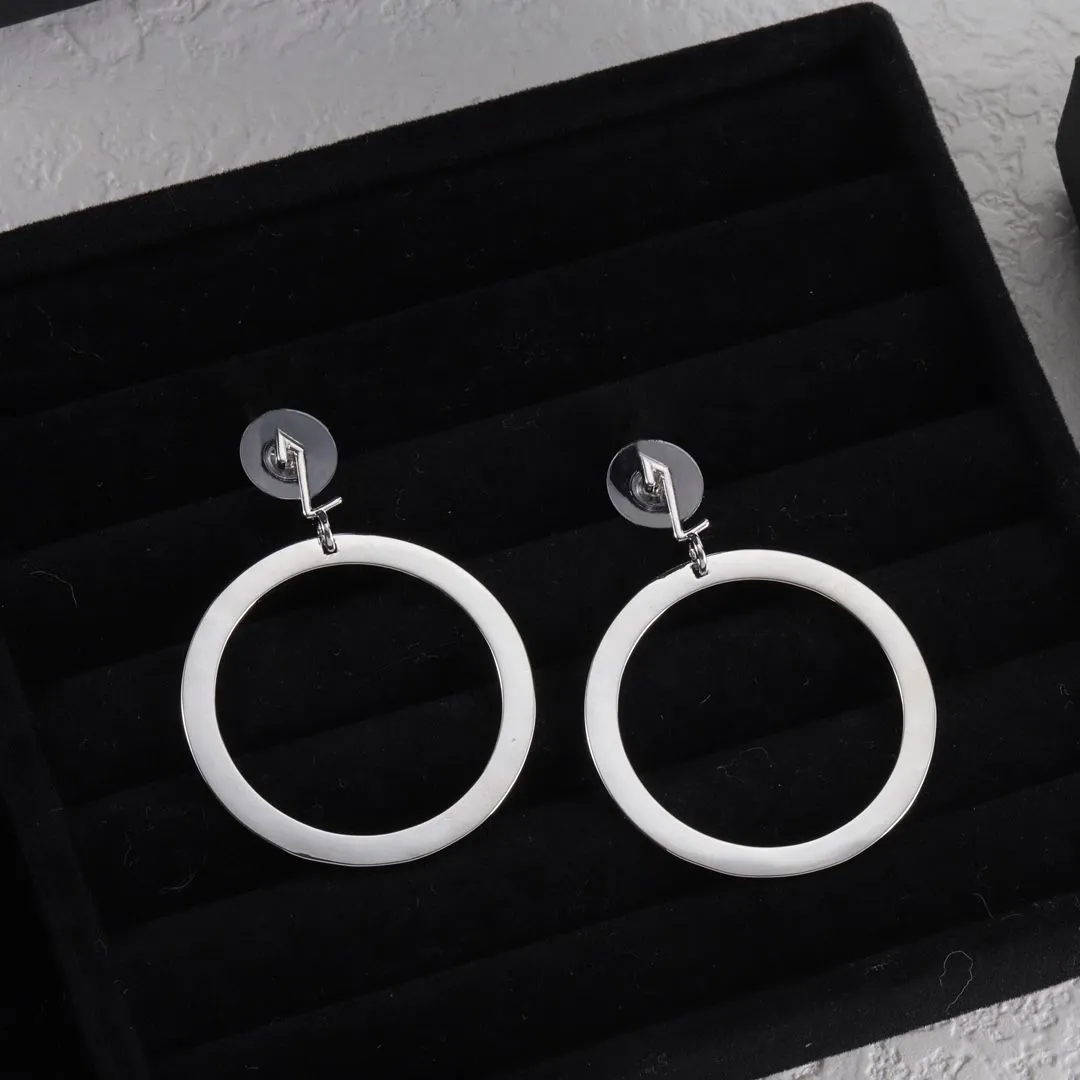 Orecchini a cerchio alla moda in argento 925 - Italia