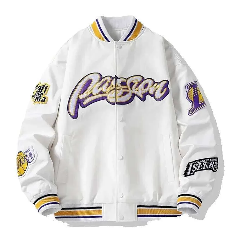 Manfiny Sporsy Giacca Da Baseball Casual Monopetto Con Maniche - Foto 7