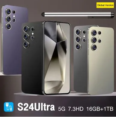 S24 Ultra 4G 3G 2G Smartphone Dual SIM Android Phone 6.8HD  HD Display 64GB 128GB