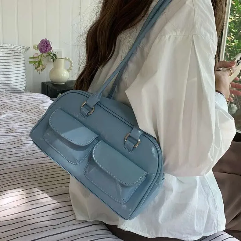 Vintage schoudertas voor dames wit leren handtas chic casual_voghion.com