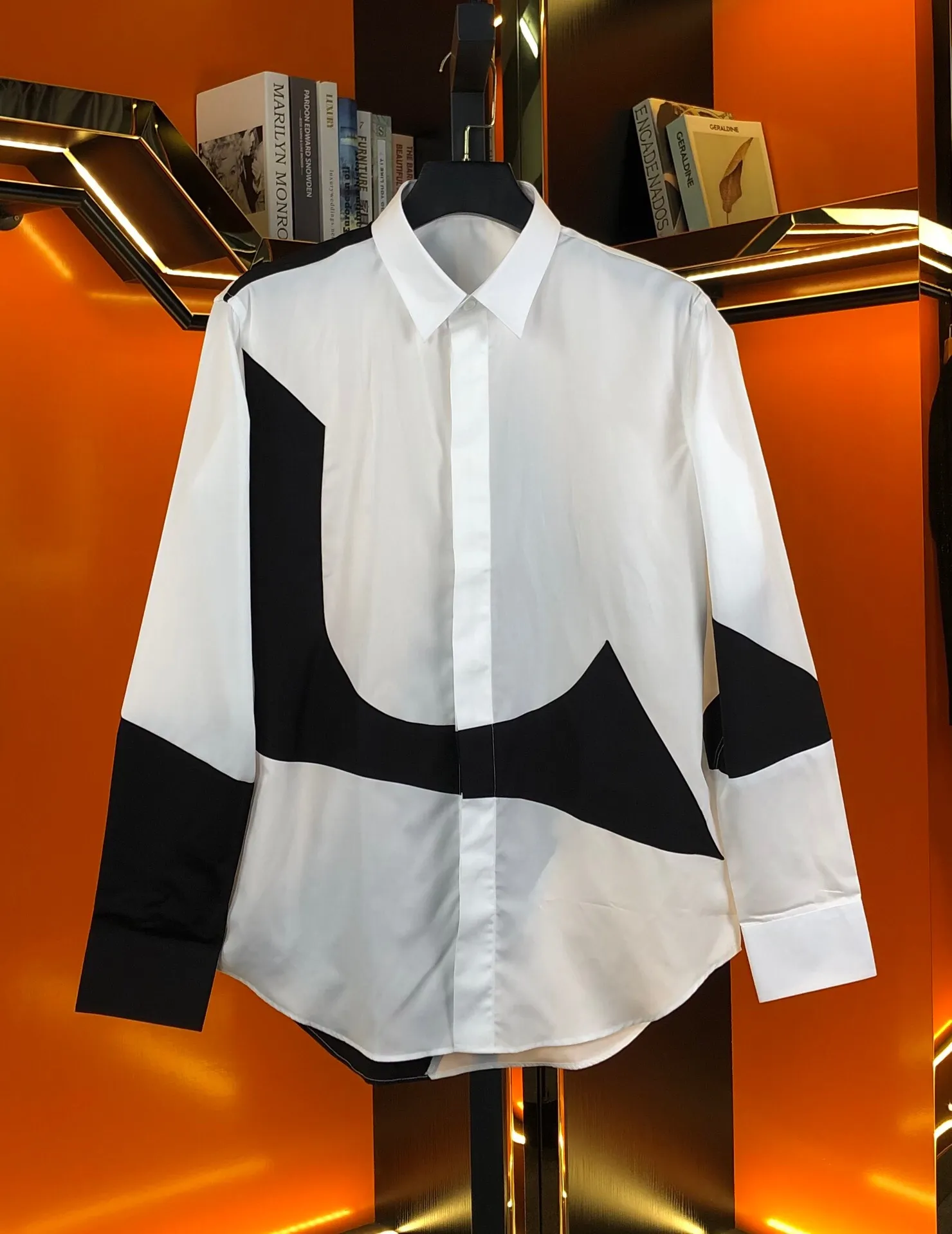 Mens Slim Fit Dress Shirt Long Sleeve Square Collar Single Breasted 100%  Cotton Blend from Dhgate Mens Casual Shirts - price 60.3
