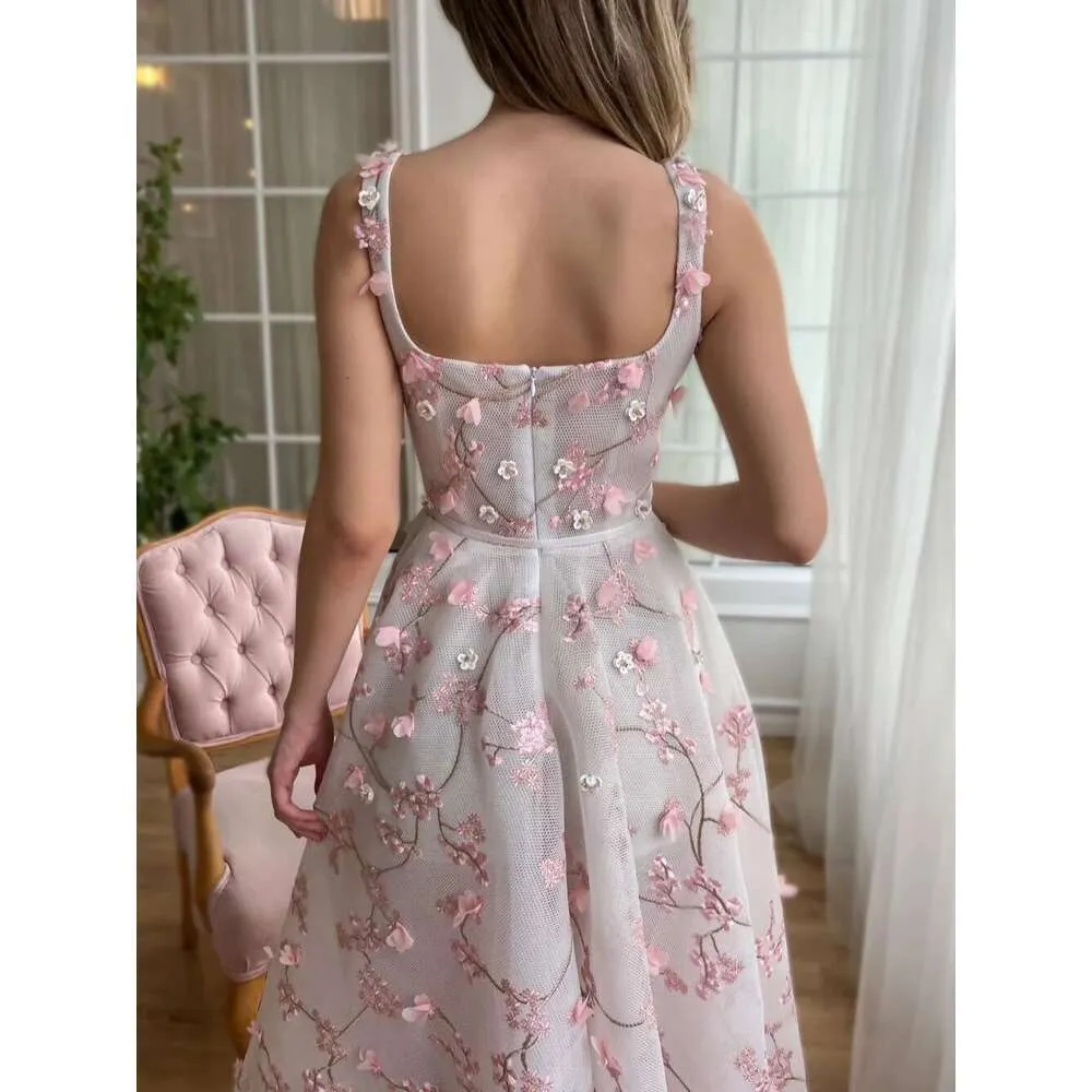 slim fit dress slacks Faviana Beaded Floral Lace-up Back Prom Dress 11263