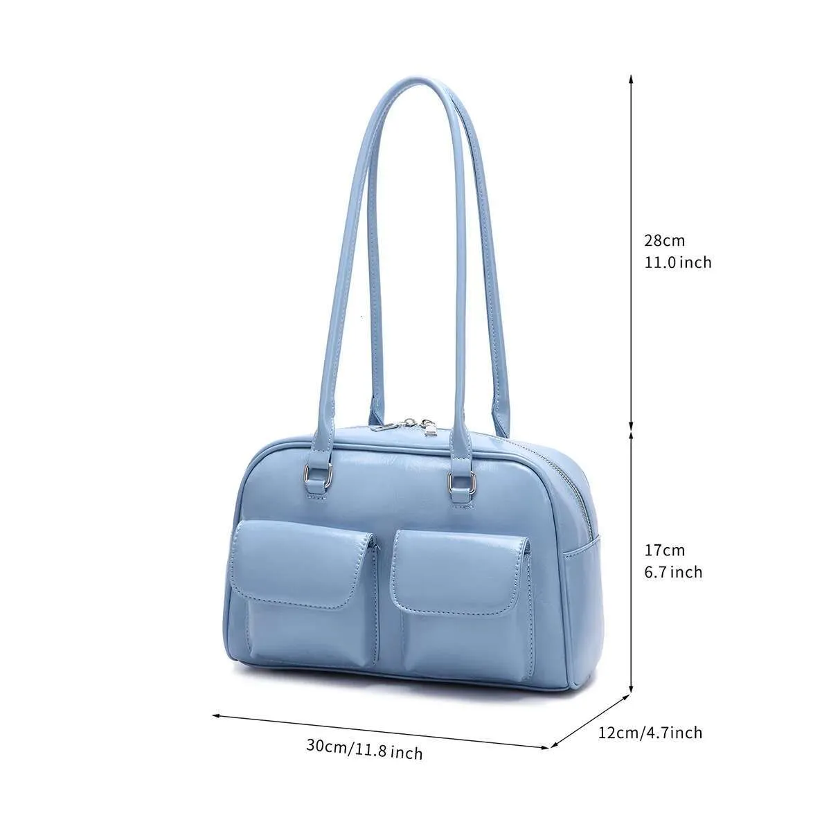Vintage schoudertas voor dames wit leren handtas chic casual_voghion.com