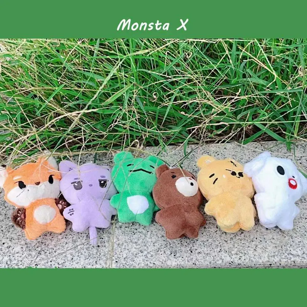 10CM KPOP Monsta X Animals Cartoon Figure Plush Doll From