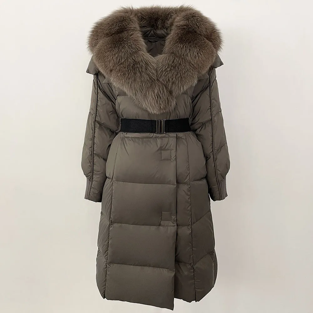 Versatile High End Womens Winter Long Down Jacket With Fox Fur Collar Thick, Straight Tube, Loose Fit 2021 Winter Edition 211213 From Kua01, $117.63 | DHgate.Com Versatile High End Womens Winter Long Down Jacket With Fox Fur Collar Thick, Straight Tube, Loose Fit 2021 Winter Edition 211213 From Kua01, $117.63 | DHgate.Com
