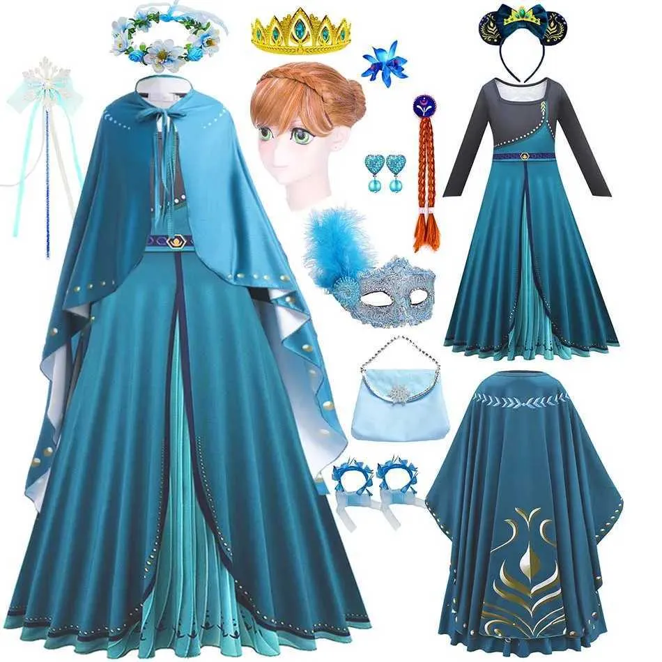 open lace back dress Princess Anna Coronation Costume Green Dress Embroidery Style  Lydiacosplay