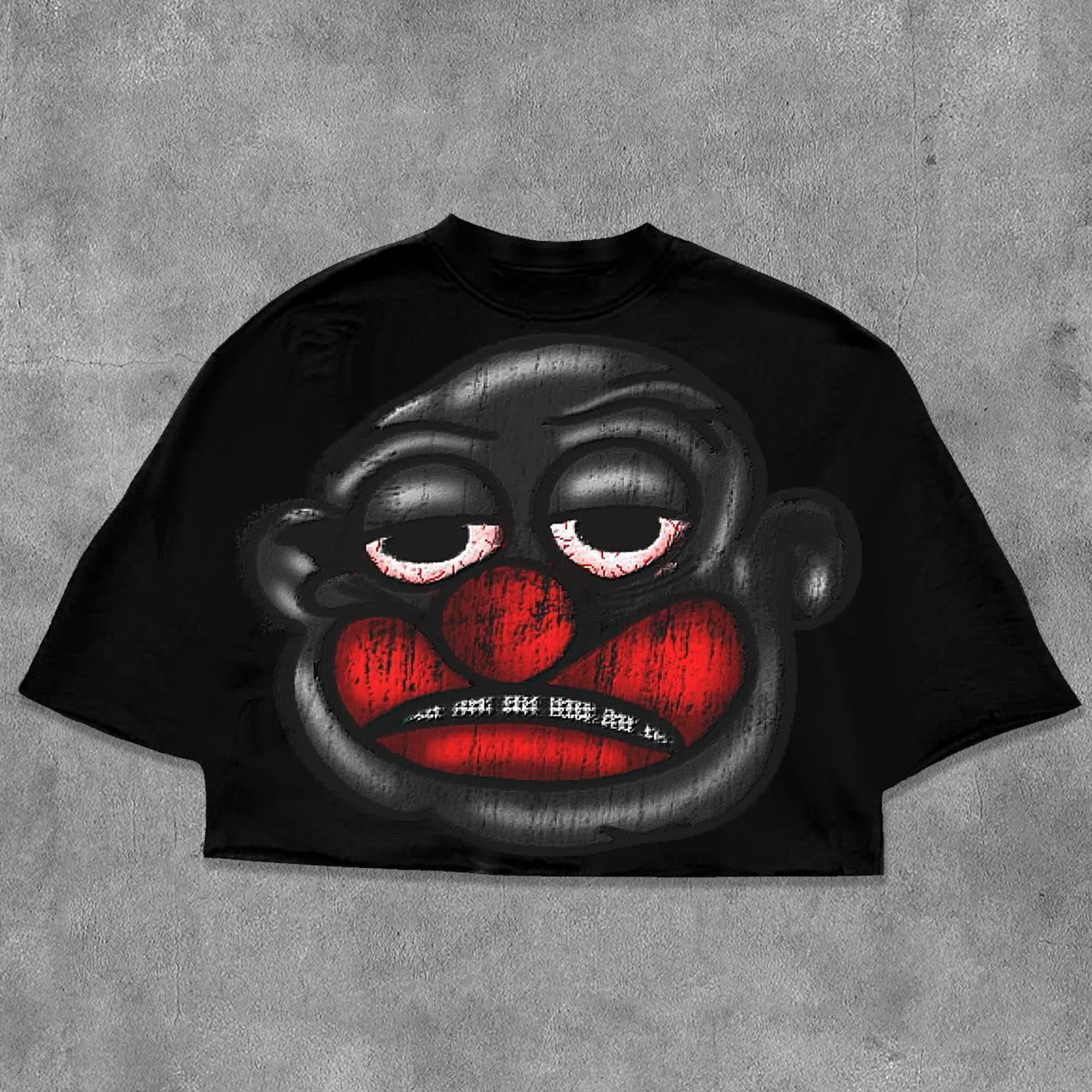 Mens Graphic Print T-Shirt - 2024 Hip Hop Harajuku Style, Casual Loose Short Sleeve Top