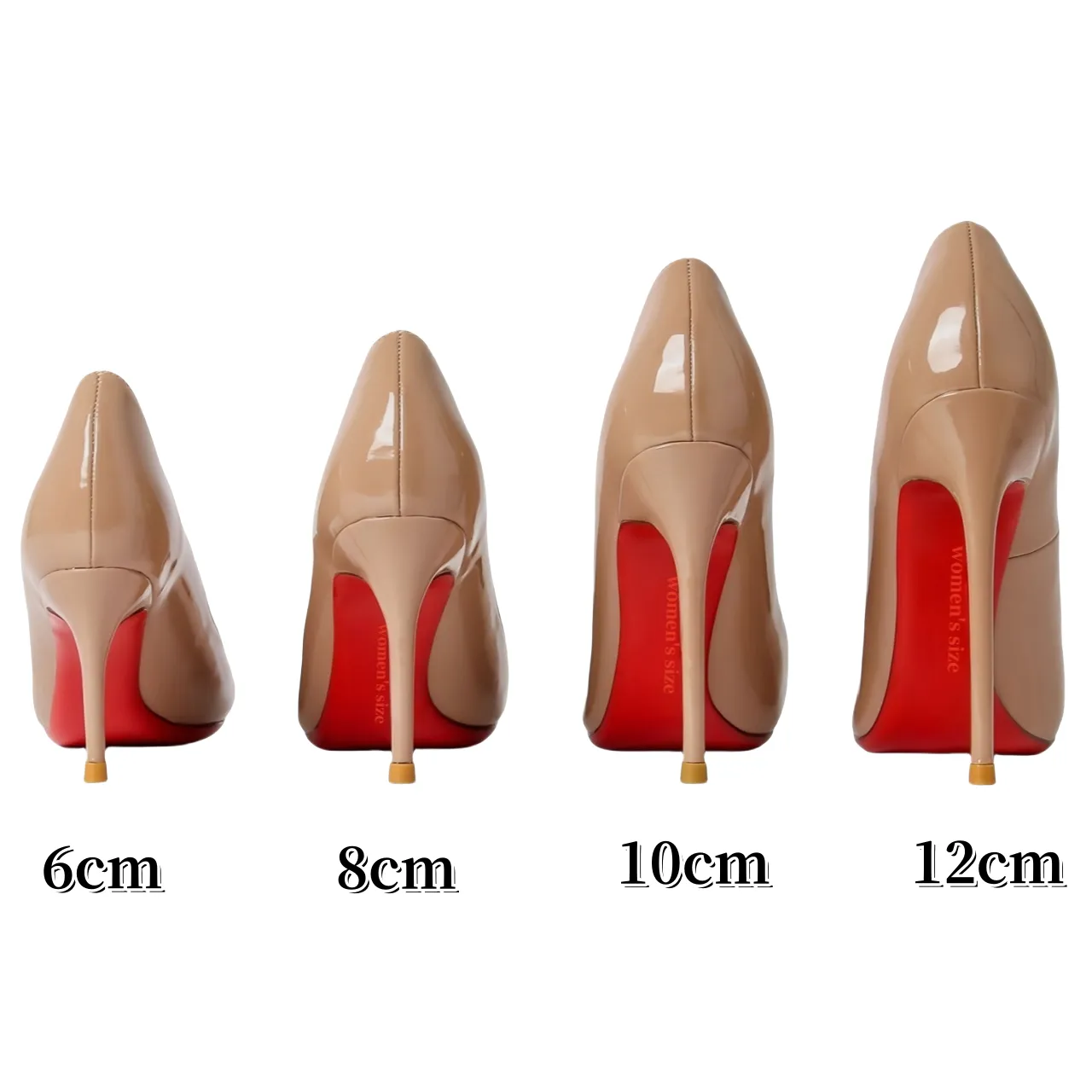 Designerinnen Frauen High Heels Schuhe Sandalen Rote Glanzende Bodenheels Nackt Schwarz 6 Cm 8 Cm 10 Cm 12 Cm Dunne Fersenhochzeitsschuhe Mit Wildlederbeutel 35 44 Von 32 83 DHgate