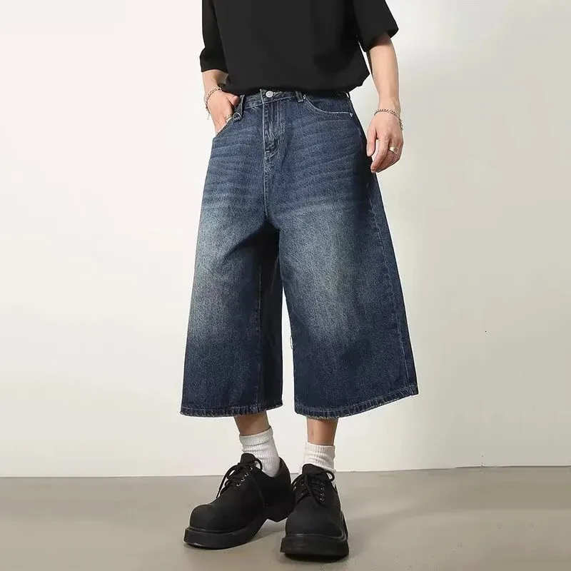 Vintage Y2K Baggy Denim Shorts High Waisted Wide From Mu03