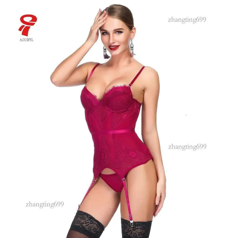 Sexy Lace corset sets for Women - Basque Temptation,... Sexy Lace corset sets for Women - Basque Temptation,...