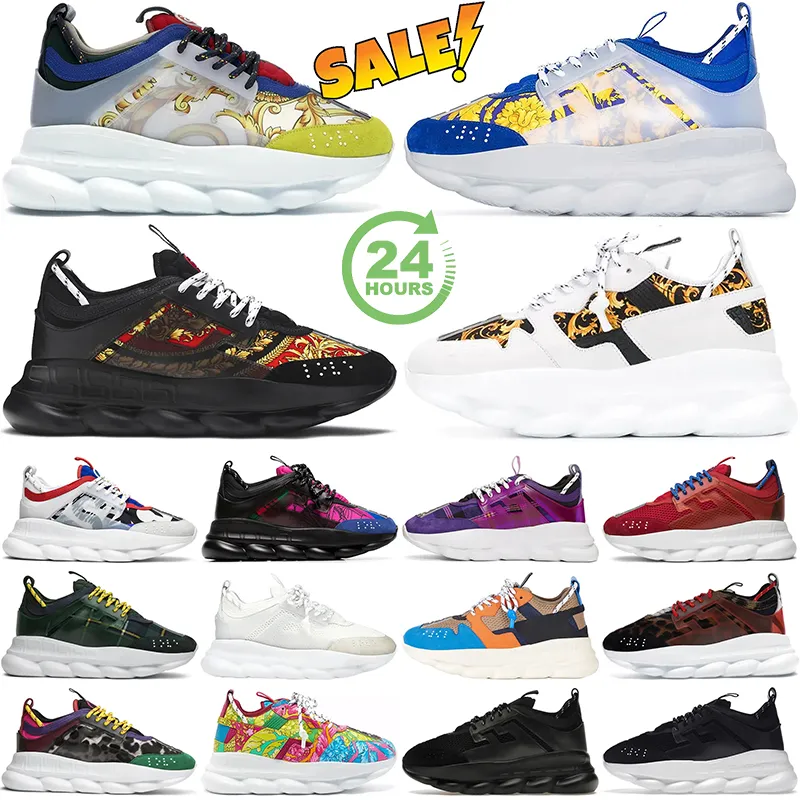 Save Big on Bulk Triple Platform Sneakers Versace Chain Reaction Shoes  Style Platform Sneakers: Designer Casual Sports Trainers In White, Black,  Pink,