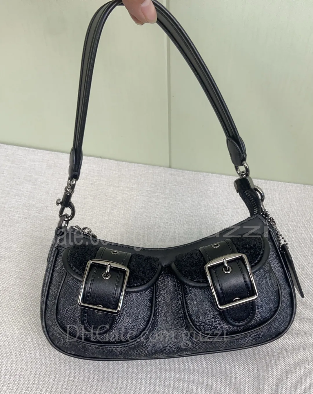 Ashton Leather Crossbody Bag For Women & Men Soft Canvas, Single