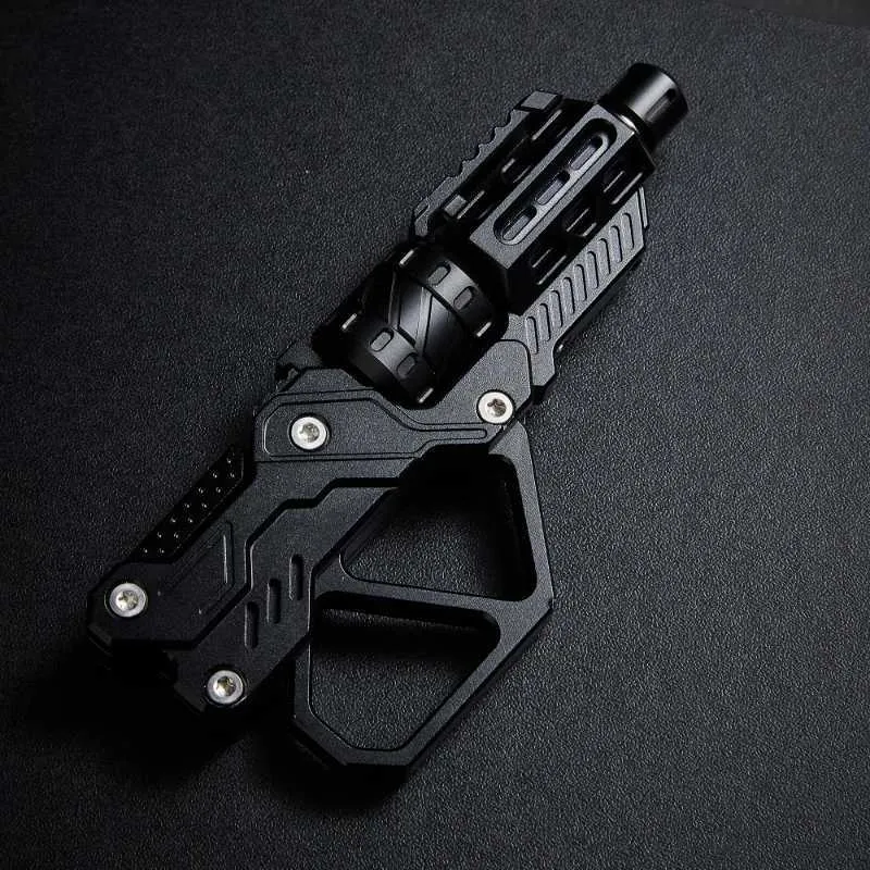 Gun Toys EDC QT-3000 Revolver Flip Push Slider Metal Fidget