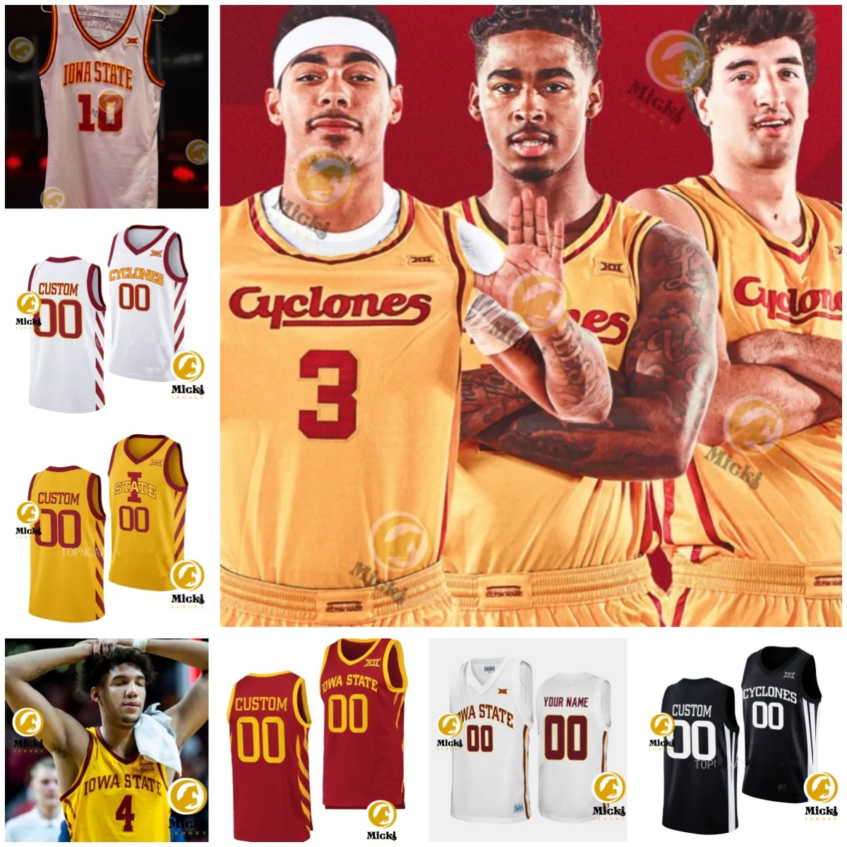Milan Momcilovic Omaha Biliew Iowa State Cyclones Basketball